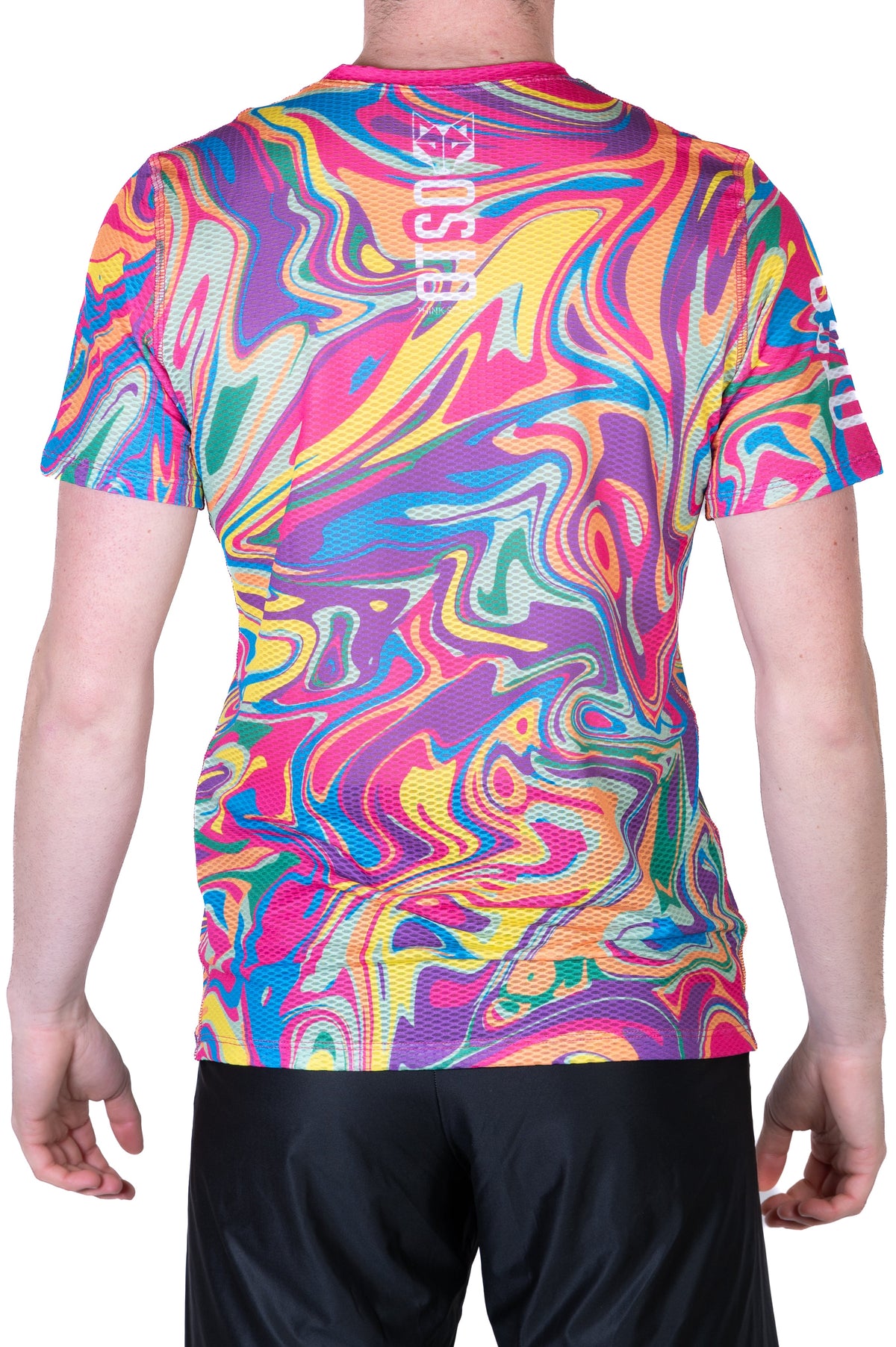 OTSO Herren Kurzarm-Funktionsshirt - Psychedelic – Produktansicht 9