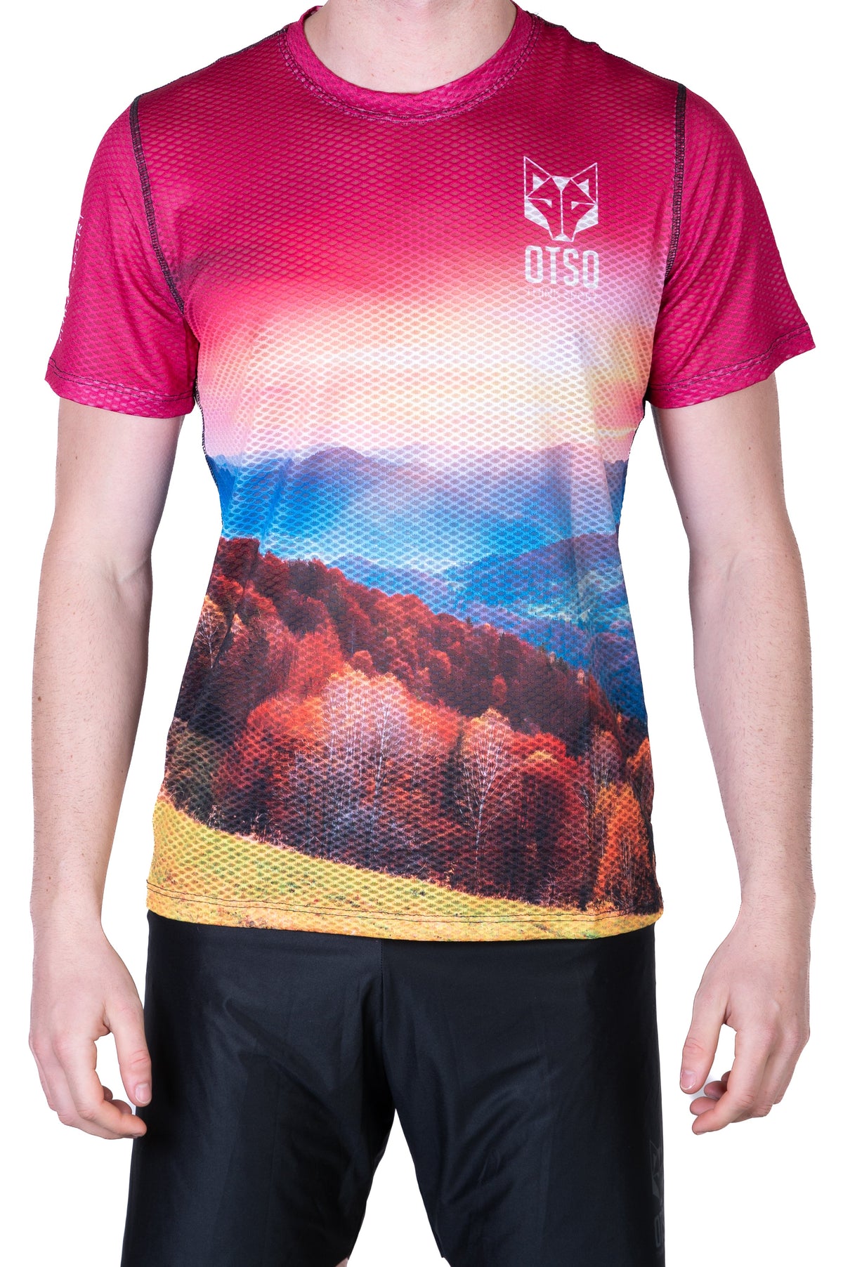 OTSO Herren Kurzarm-Funktionsshirt - Autumn – Produktansicht 8