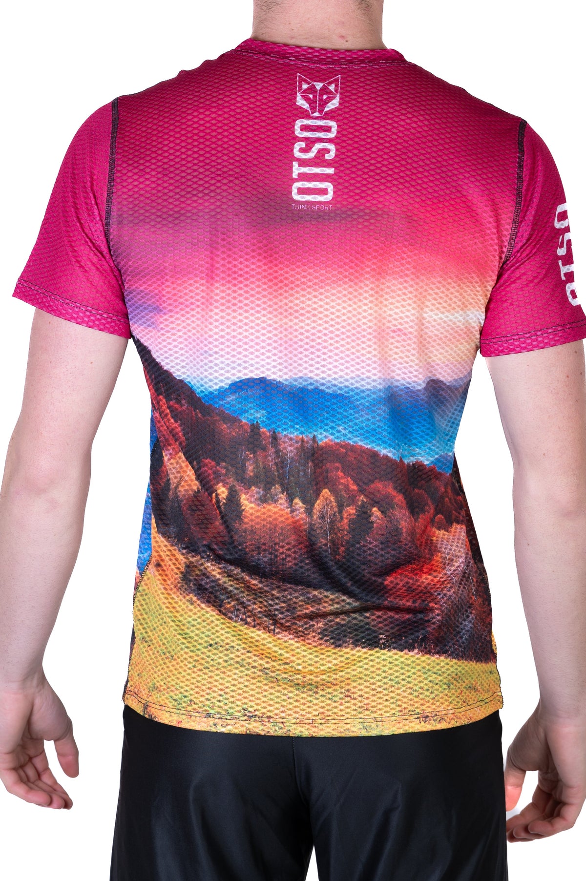 OTSO Herren Kurzarm-Funktionsshirt - Autumn – Produktansicht 9