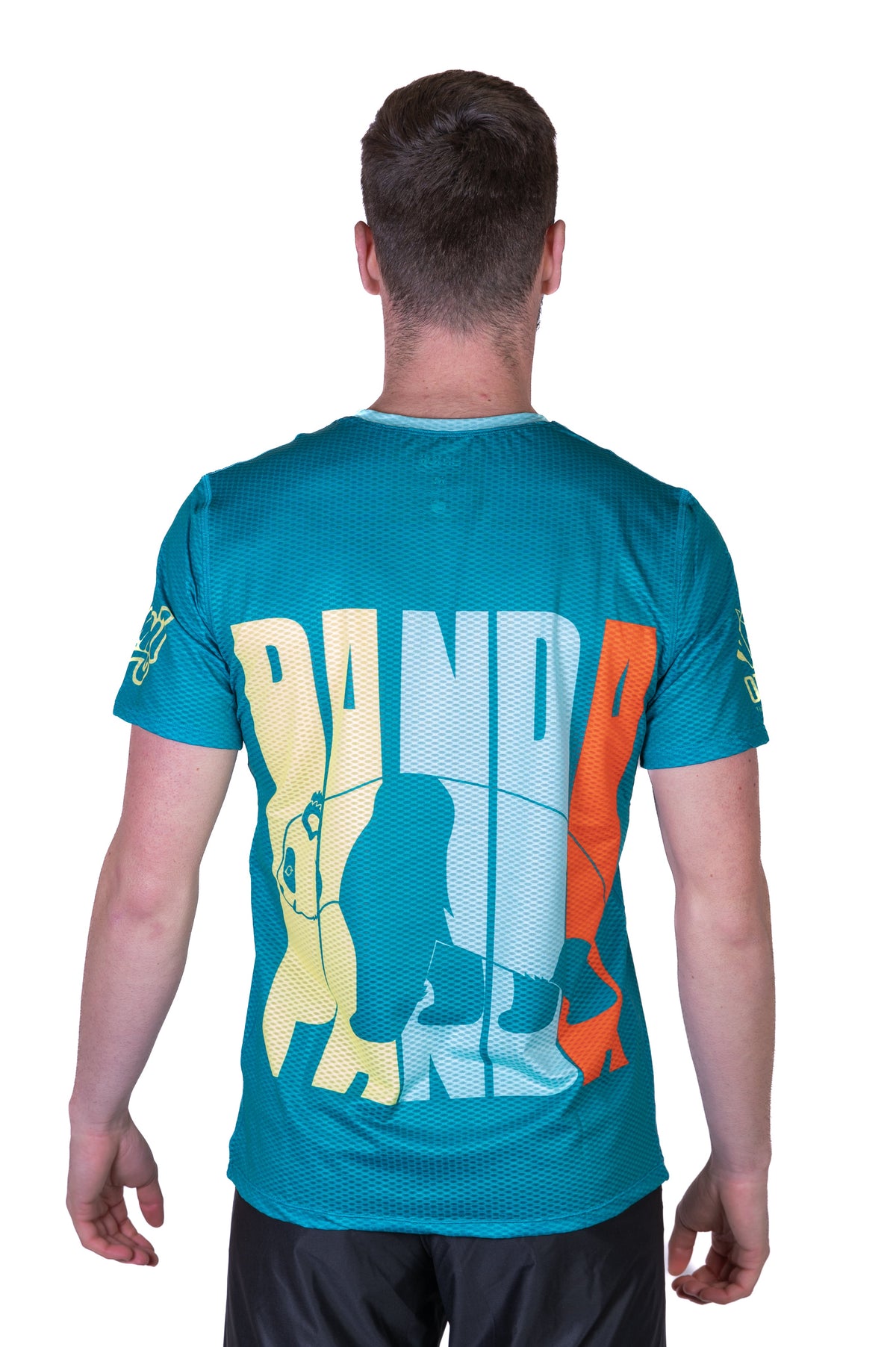OTSO Herren Kurzarm-Funktionsshirt - Emoji Panda – Produktansicht 10