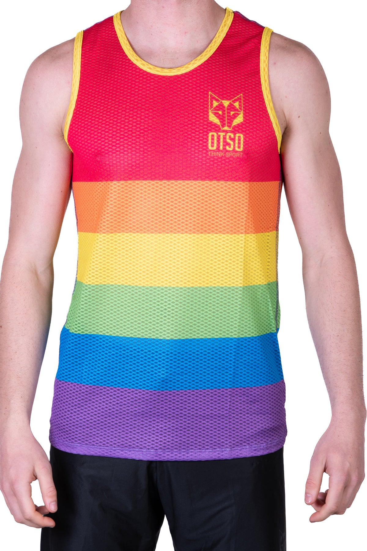 OTSO Herren Lauf-Singlet - Fight 4 Love – Produktansicht 8
