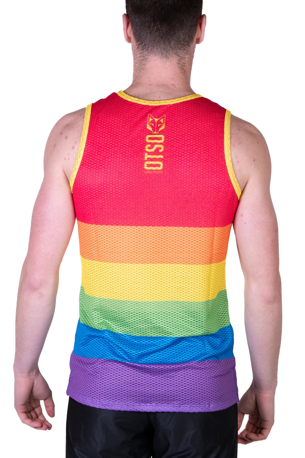 OTSO Herren Lauf-Singlet - Fight 4 Love – Produktansicht 9