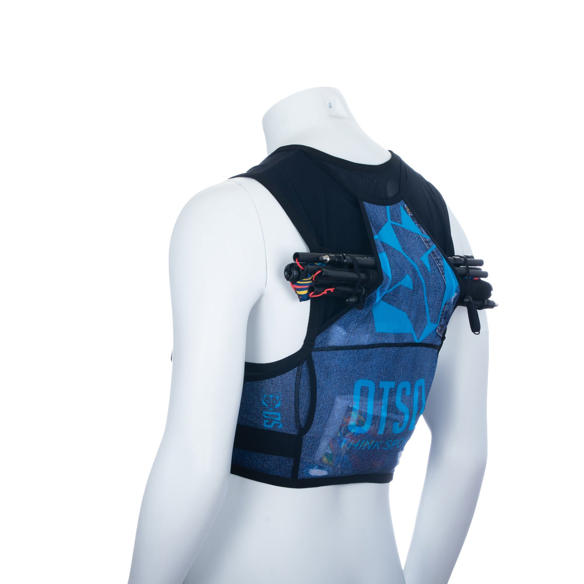 OTSO Trailrunning-Rucksack - Blue Jeans – Produktansicht 47