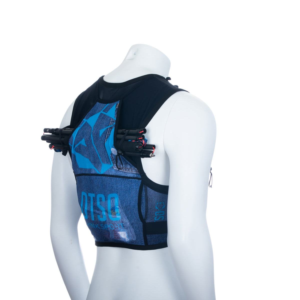 OTSO Trailrunning-Rucksack - Blue Jeans – Produktansicht 5