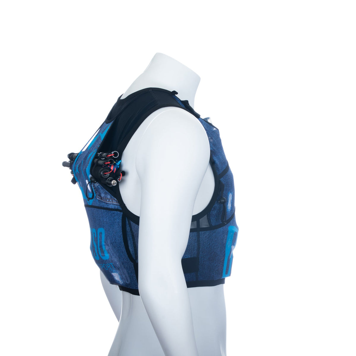 OTSO Trailrunning-Rucksack - Blue Jeans – Produktansicht 7