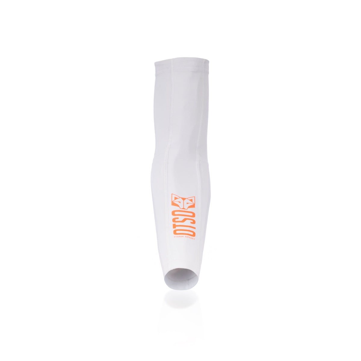 OTSO Ultraleichte Armsleeves - White & Fluo Orange – Produktansicht 3