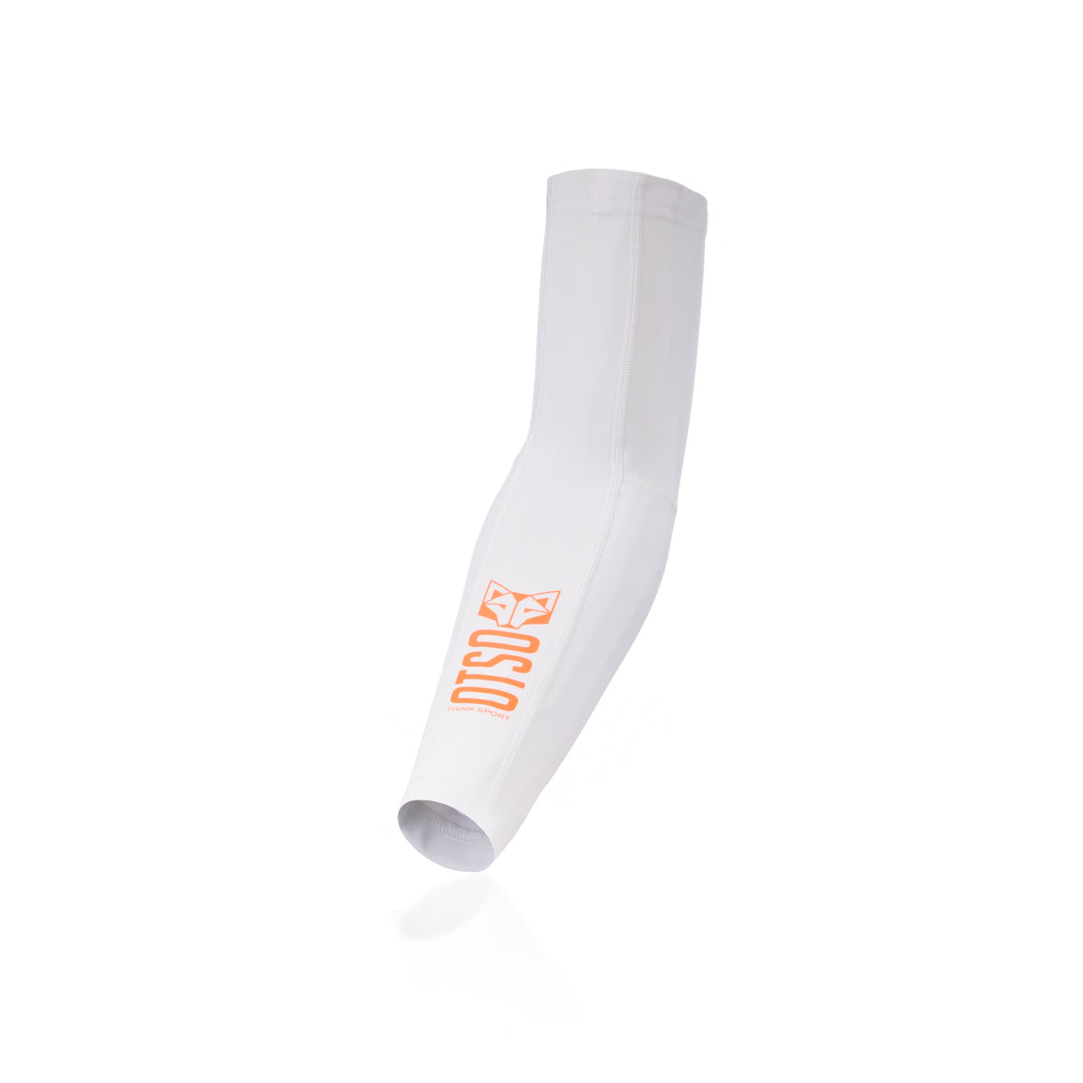 OTSO Ultraleichte Armsleeves - White & Fluo Orange – Produktansicht 5