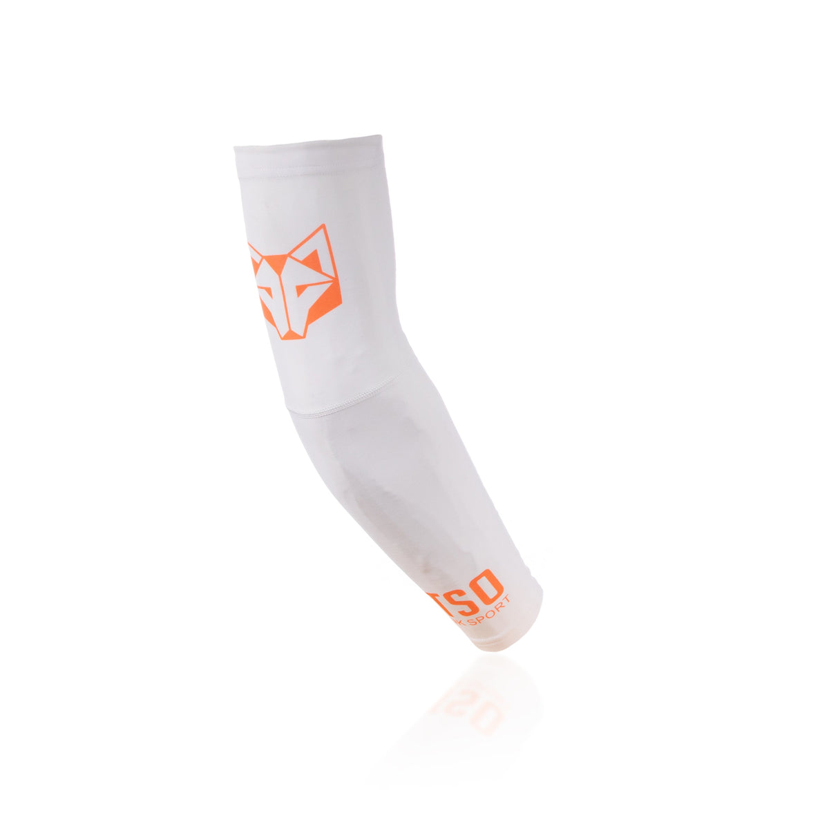 OTSO Ultraleichte Armsleeves - White & Fluo Orange – Produktansicht 18