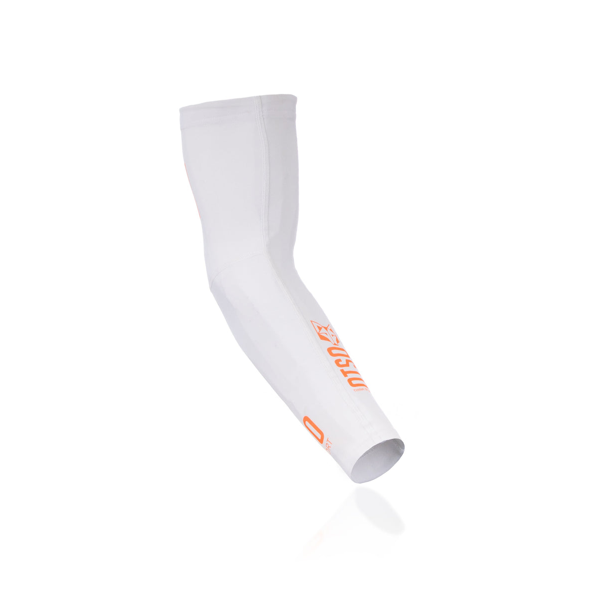 OTSO Ultraleichte Armsleeves - White & Fluo Orange – Produktansicht 24