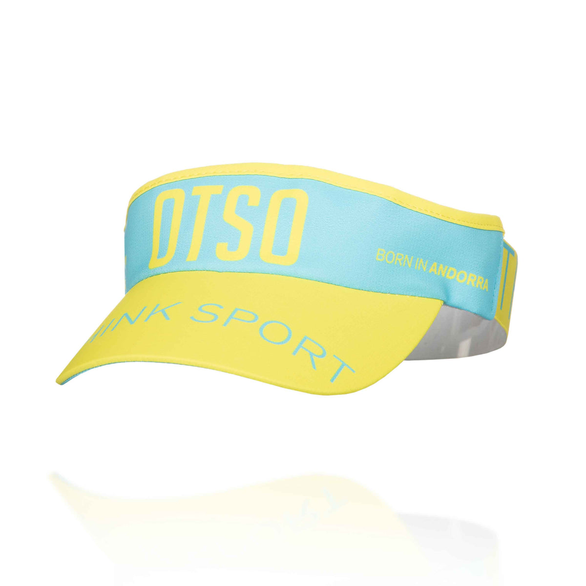 OTSO Sportvisier - Light Blue & Fluo Yellow – Produktansicht