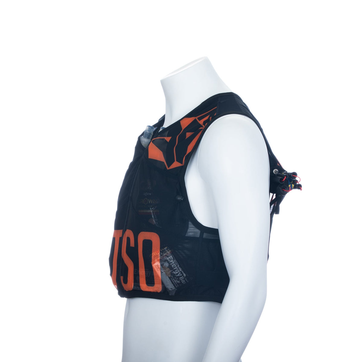 OTSO Trailrunning-Rucksack - Black & Orange – Produktansicht 34