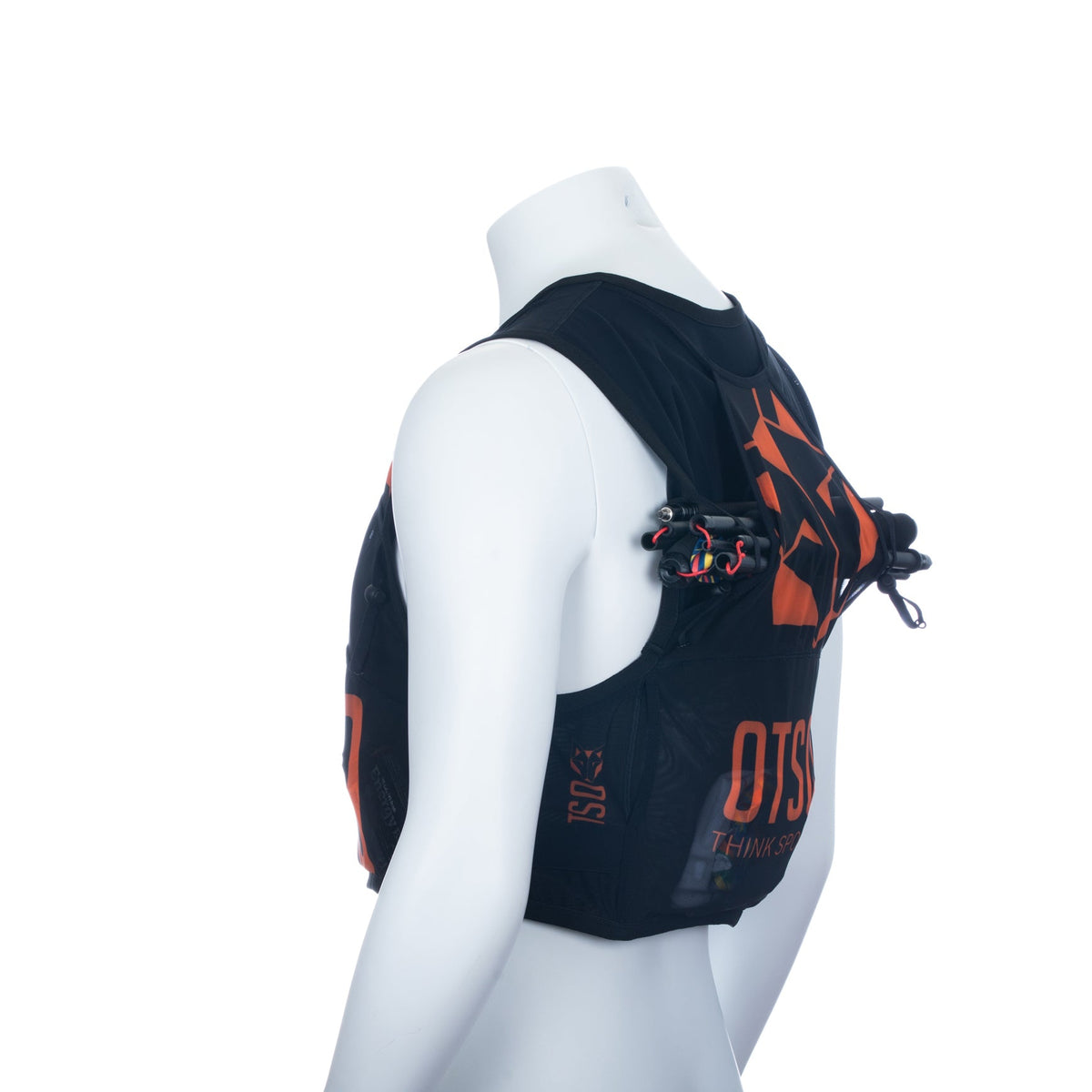 OTSO Trailrunning-Rucksack - Black & Orange – Produktansicht 37