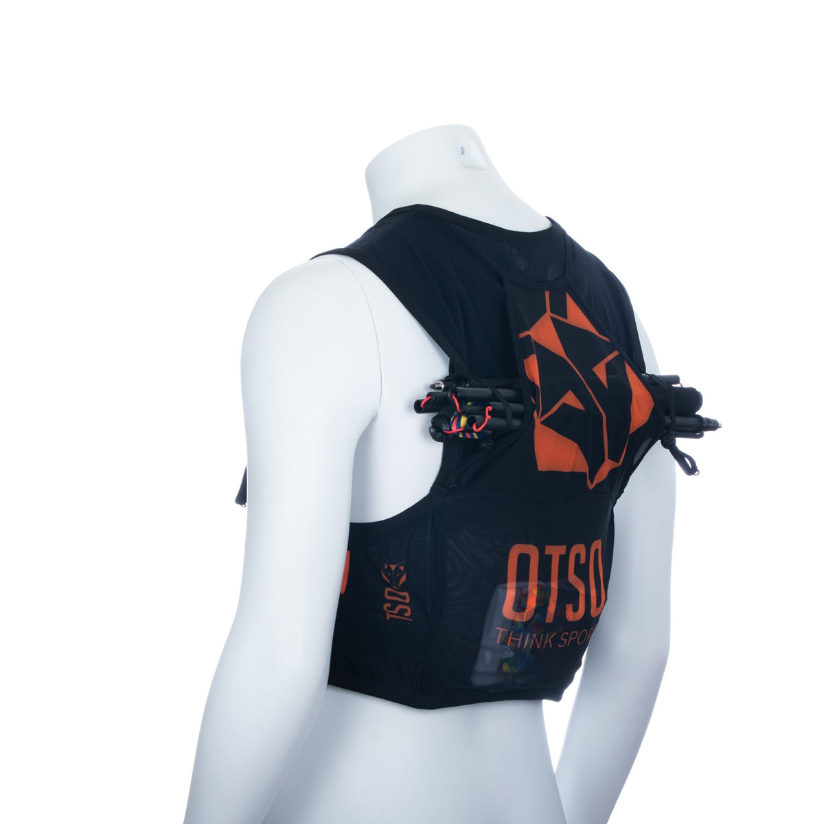 OTSO Trailrunning-Rucksack - Black & Orange – Produktansicht 38