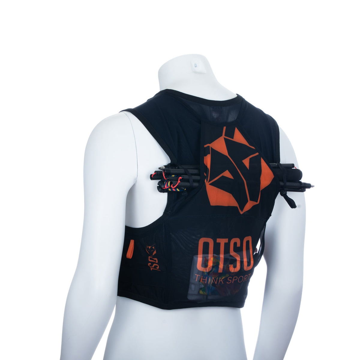 OTSO Trailrunning-Rucksack - Black & Orange – Produktansicht 39