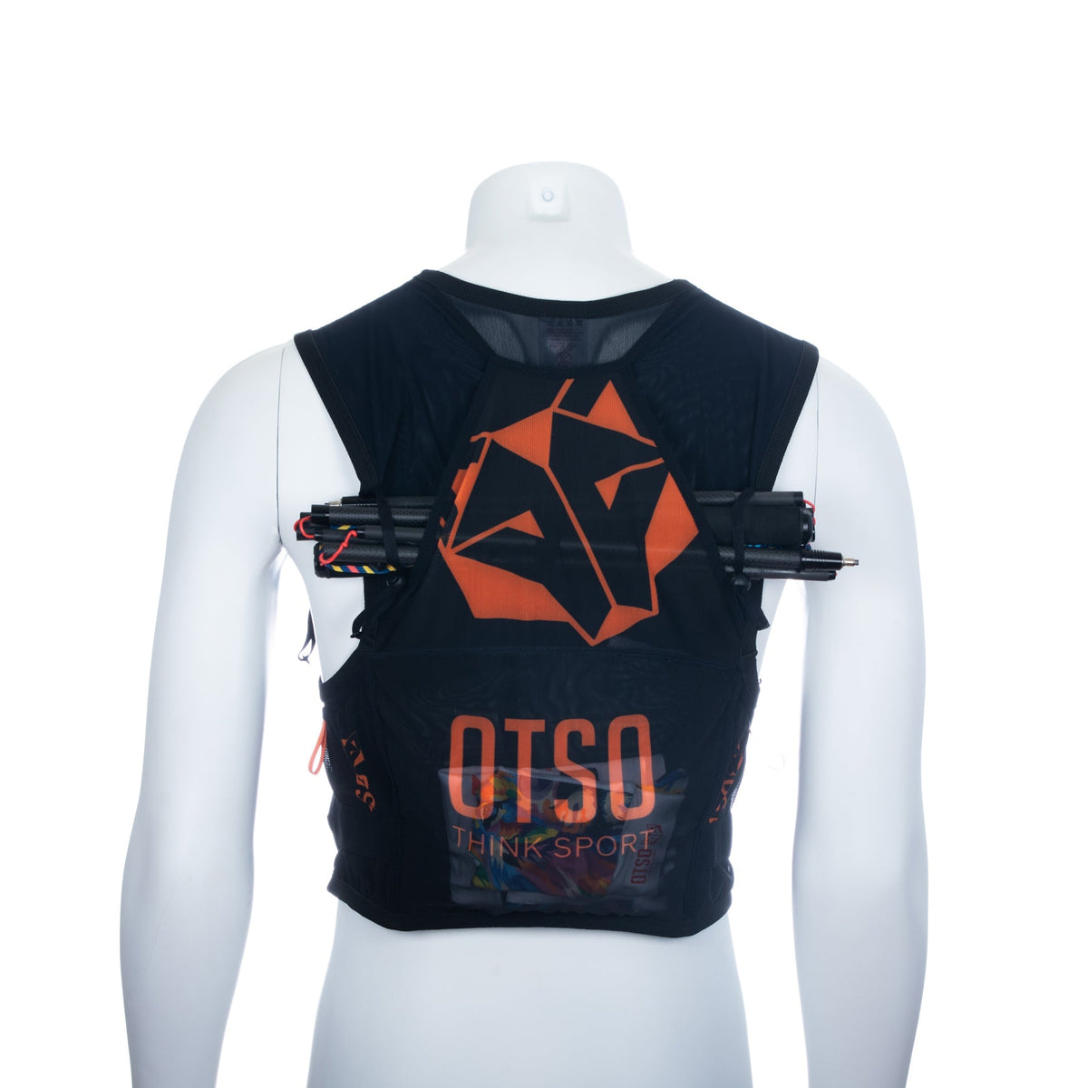 OTSO Trailrunning-Rucksack - Black & Orange – Produktansicht 41