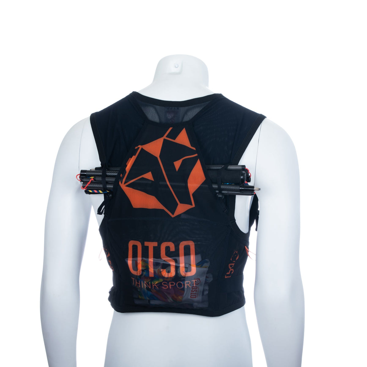 OTSO Trailrunning-Rucksack - Black & Orange – Produktansicht 42
