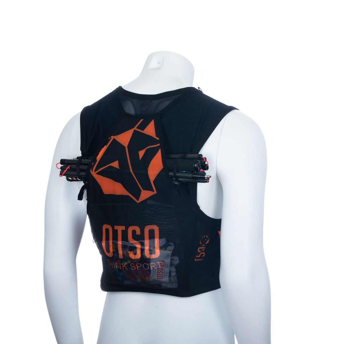 OTSO Trailrunning-Rucksack - Black & Orange – Produktansicht 43