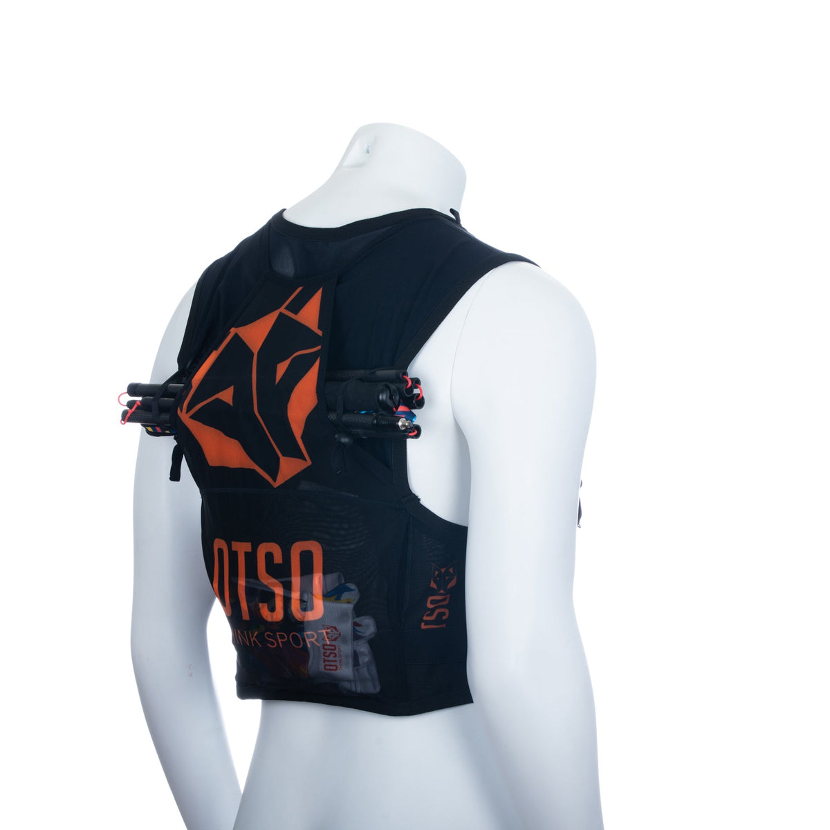 OTSO Trailrunning-Rucksack - Black & Orange – Produktansicht 44