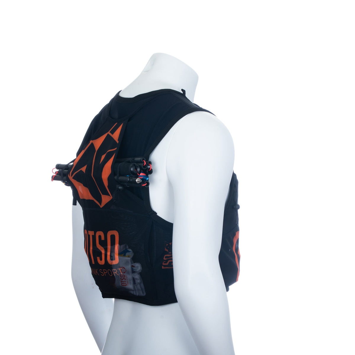 OTSO Trailrunning-Rucksack - Black & Orange – Produktansicht 45