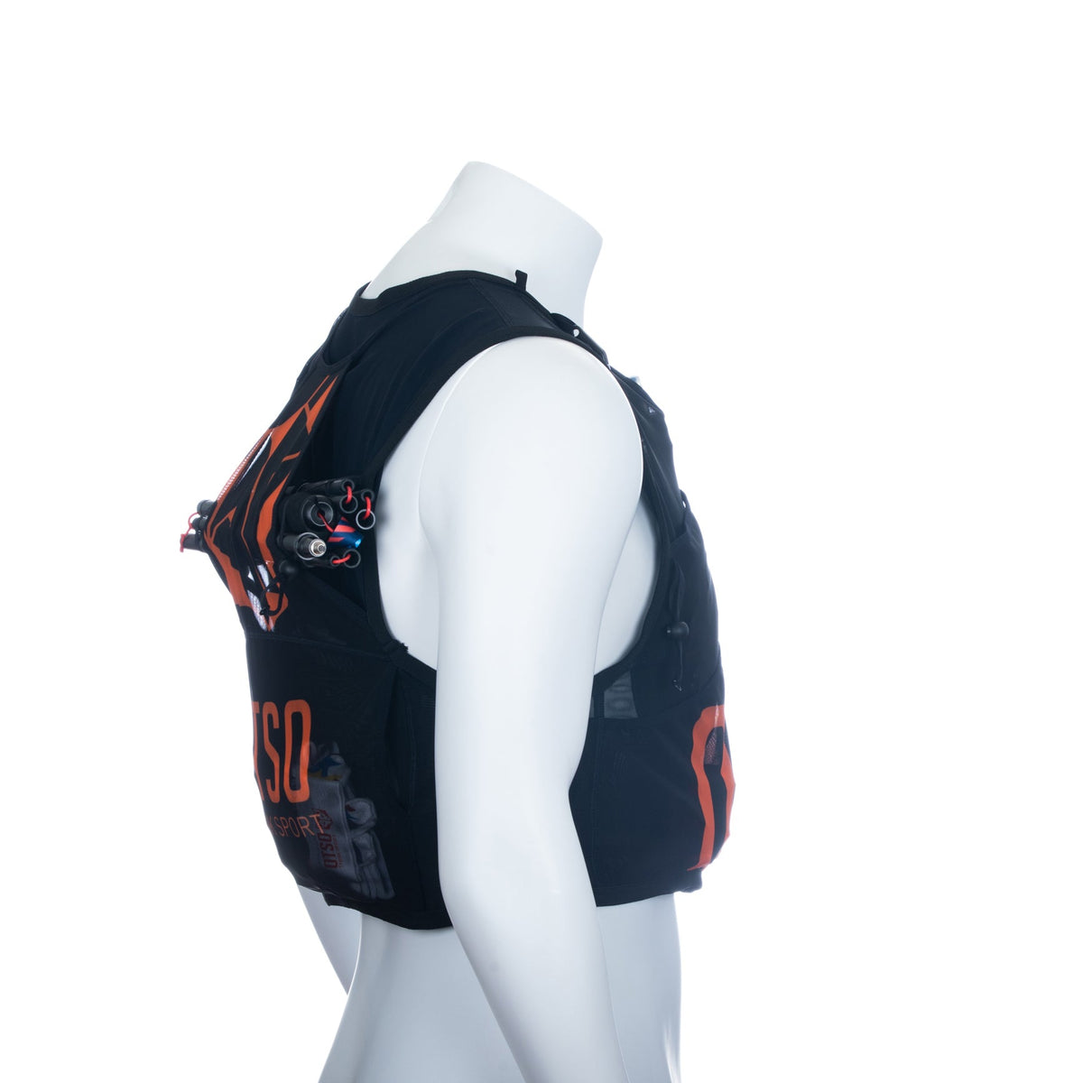 OTSO Trailrunning-Rucksack - Black & Orange – Produktansicht 46