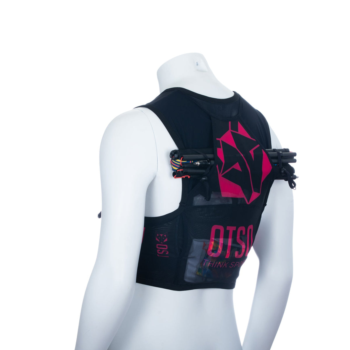 OTSO Trailrunning-Rucksack - Black & Pink – Produktansicht 33