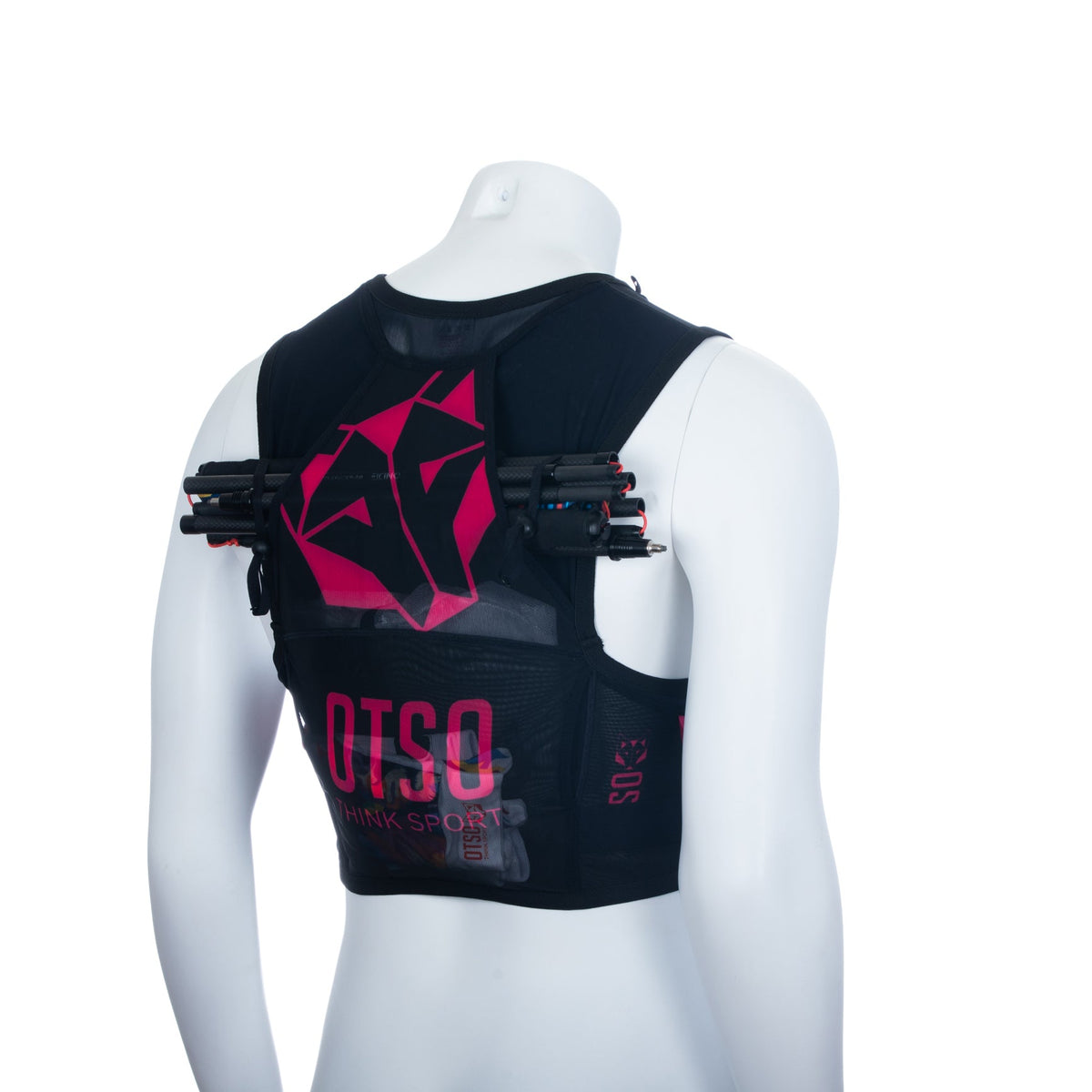OTSO Trailrunning-Rucksack - Black & Pink – Produktansicht 38