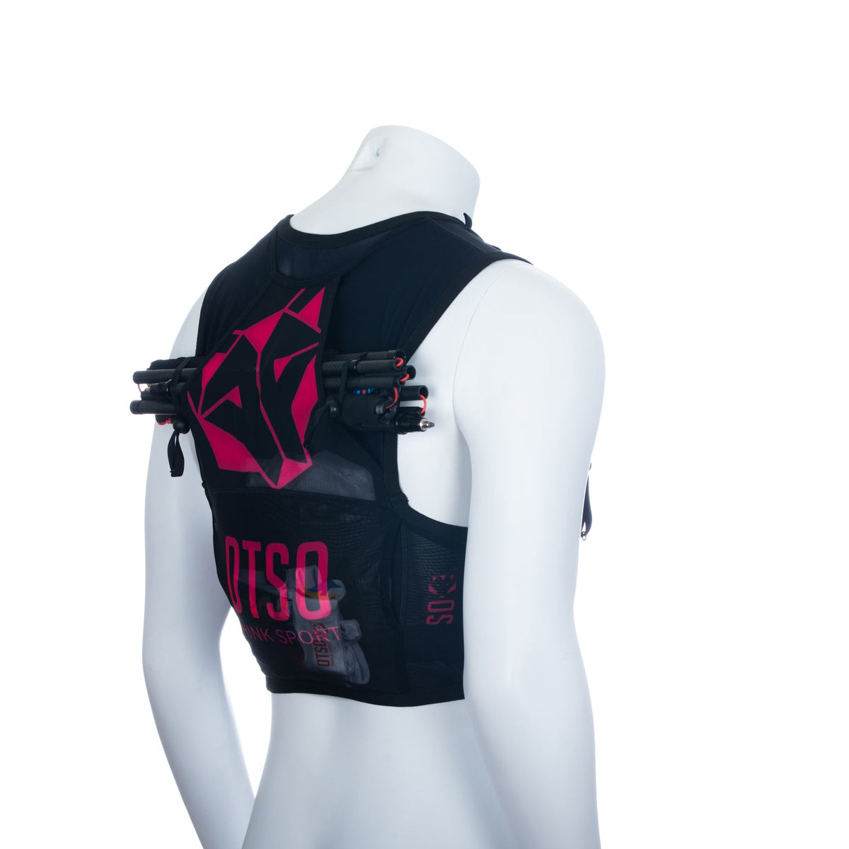 OTSO Trailrunning-Rucksack - Black & Pink – Produktansicht 39