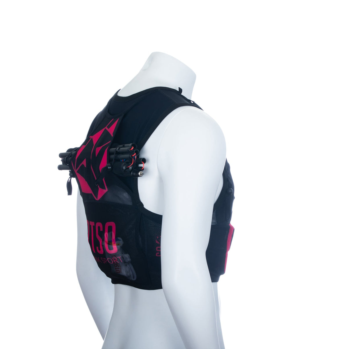 OTSO Trailrunning-Rucksack - Black & Pink – Produktansicht 40