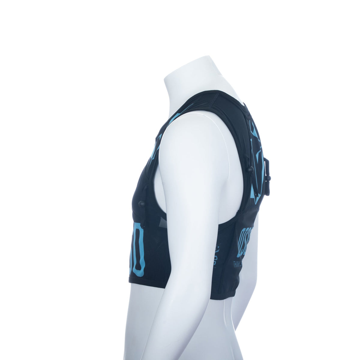 OTSO Trailrunning-Rucksack - Black & Turquoise – Produktansicht 36