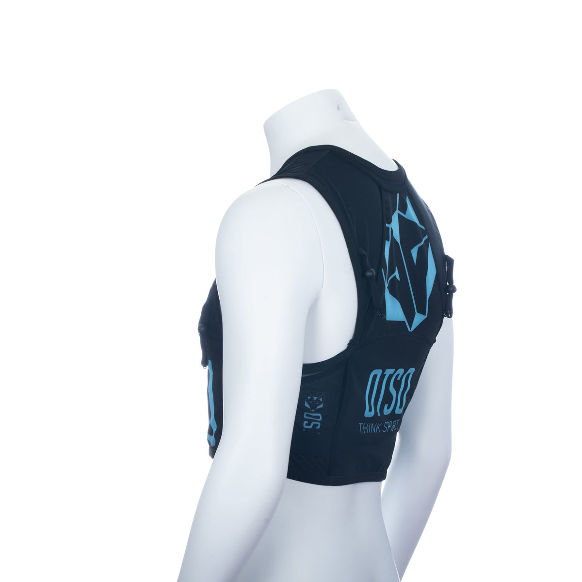 OTSO Trailrunning-Rucksack - Black & Turquoise – Produktansicht 37
