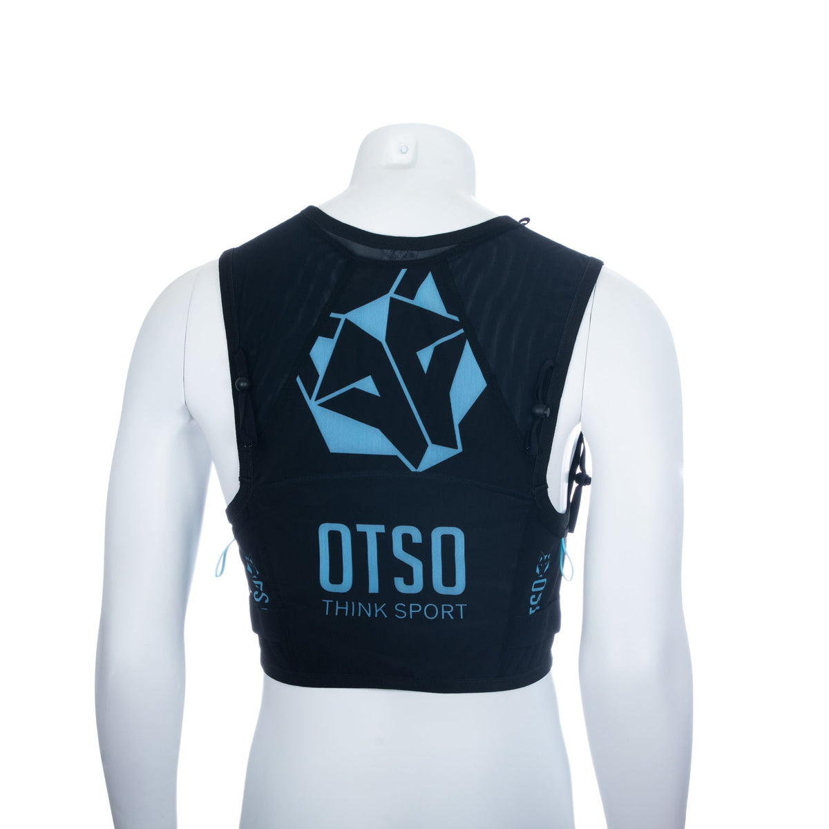 OTSO Trailrunning-Rucksack - Black & Turquoise – Produktansicht 42