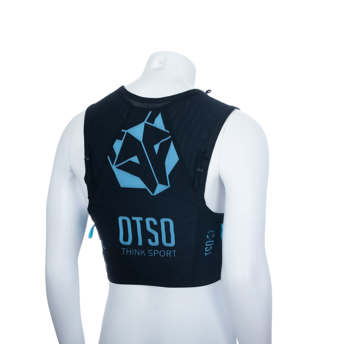 OTSO Trailrunning-Rucksack - Black & Turquoise – Produktansicht 43