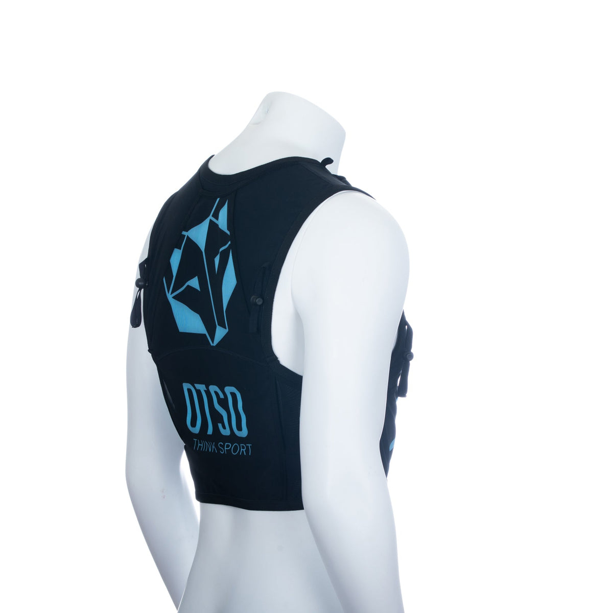 OTSO Trailrunning-Rucksack - Black & Turquoise – Produktansicht 45