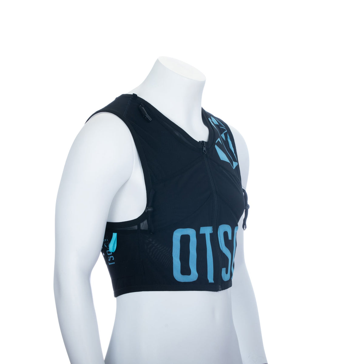 OTSO Trailrunning-Rucksack - Black & Turquoise – Produktansicht 50