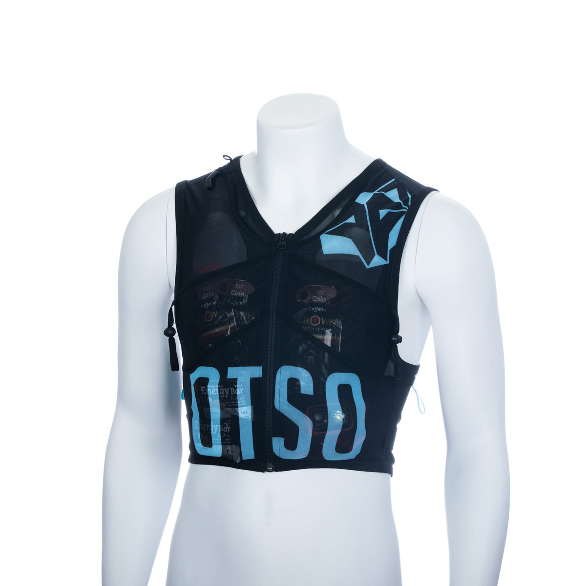 OTSO Trailrunning-Rucksack - Black & Turquoise – Produktansicht 8