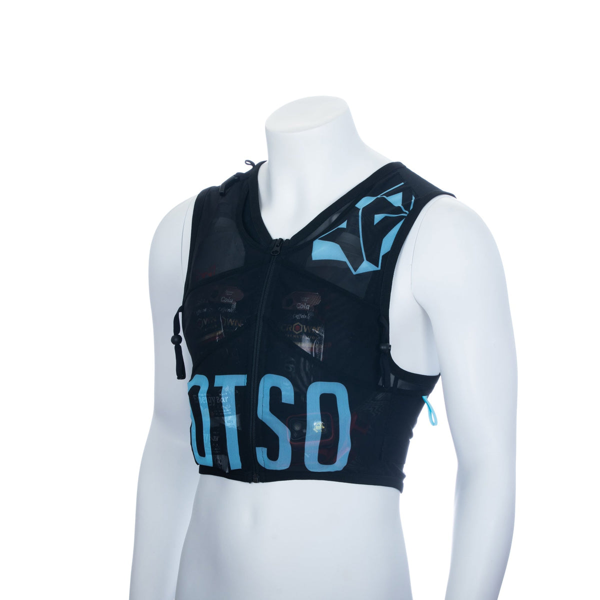 OTSO Trailrunning-Rucksack - Black & Turquoise – Produktansicht 9