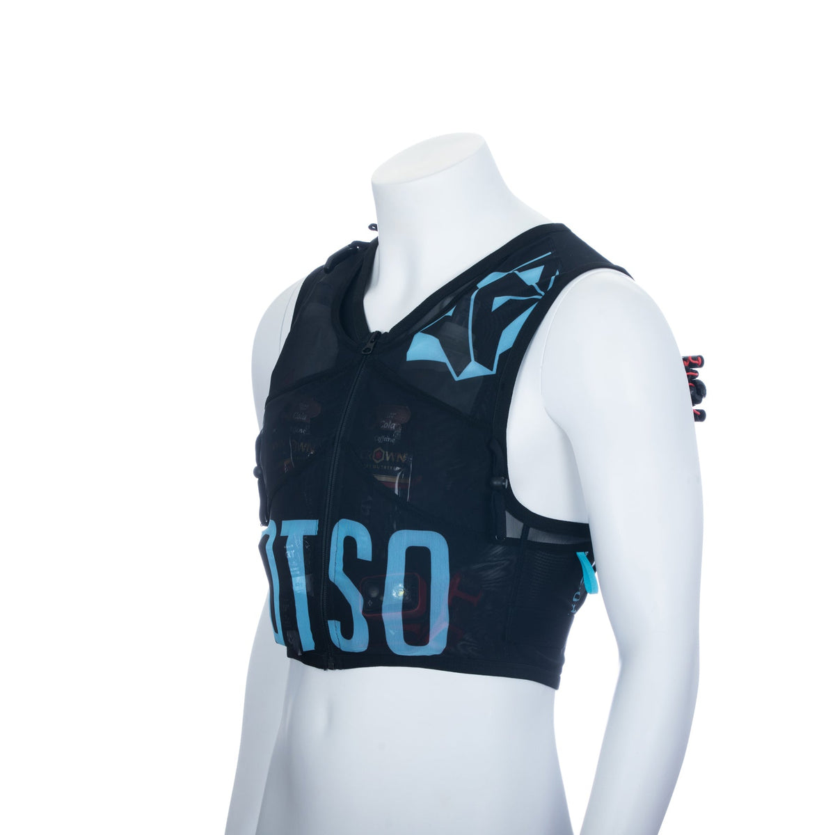 OTSO Trailrunning-Rucksack - Black & Turquoise – Produktansicht 10