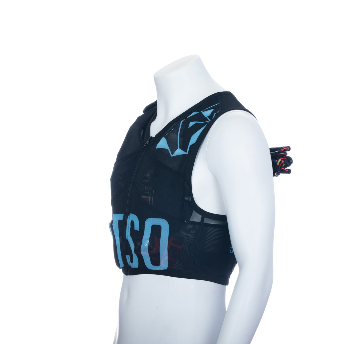 OTSO Trailrunning-Rucksack - Black & Turquoise – Produktansicht 11