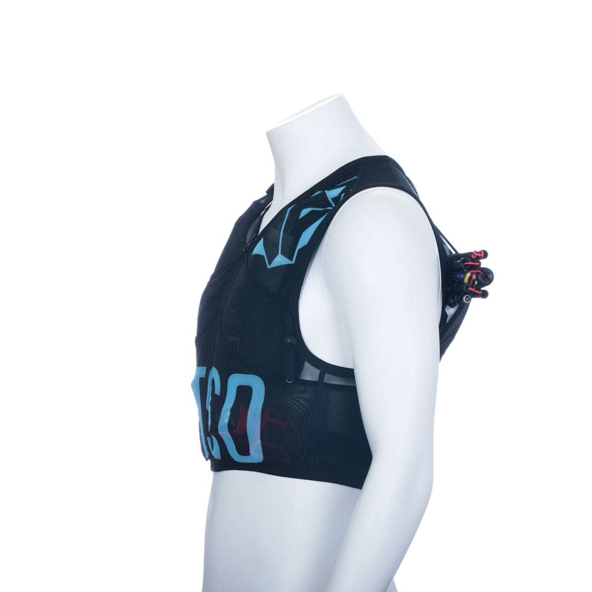 OTSO Trailrunning-Rucksack - Black & Turquoise – Produktansicht 12