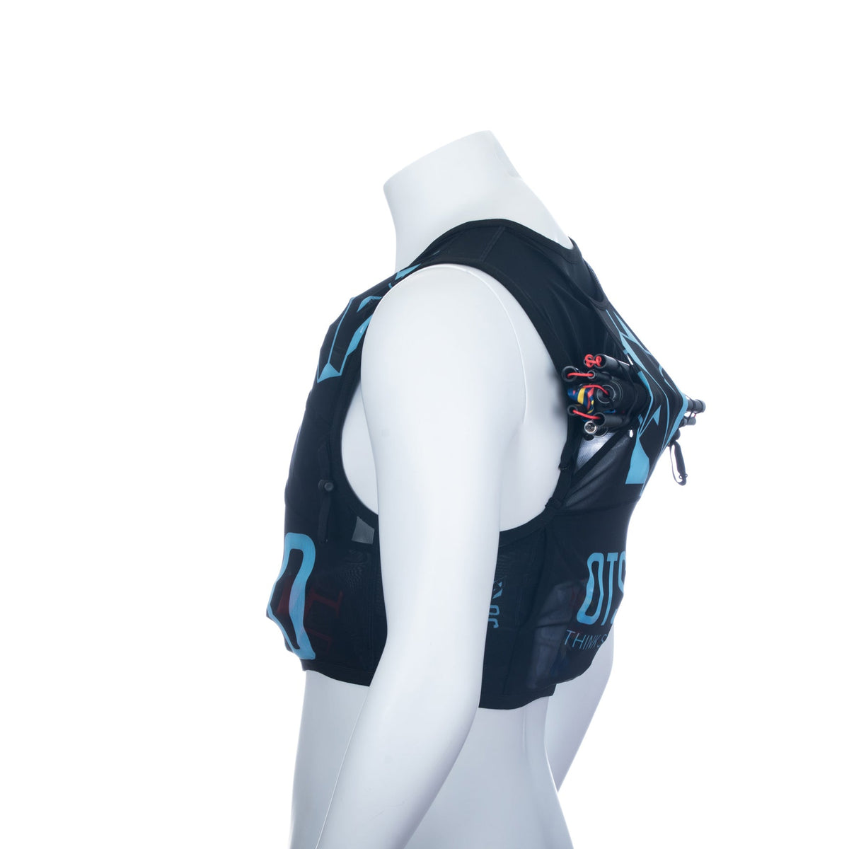 OTSO Trailrunning-Rucksack - Black & Turquoise – Produktansicht 14