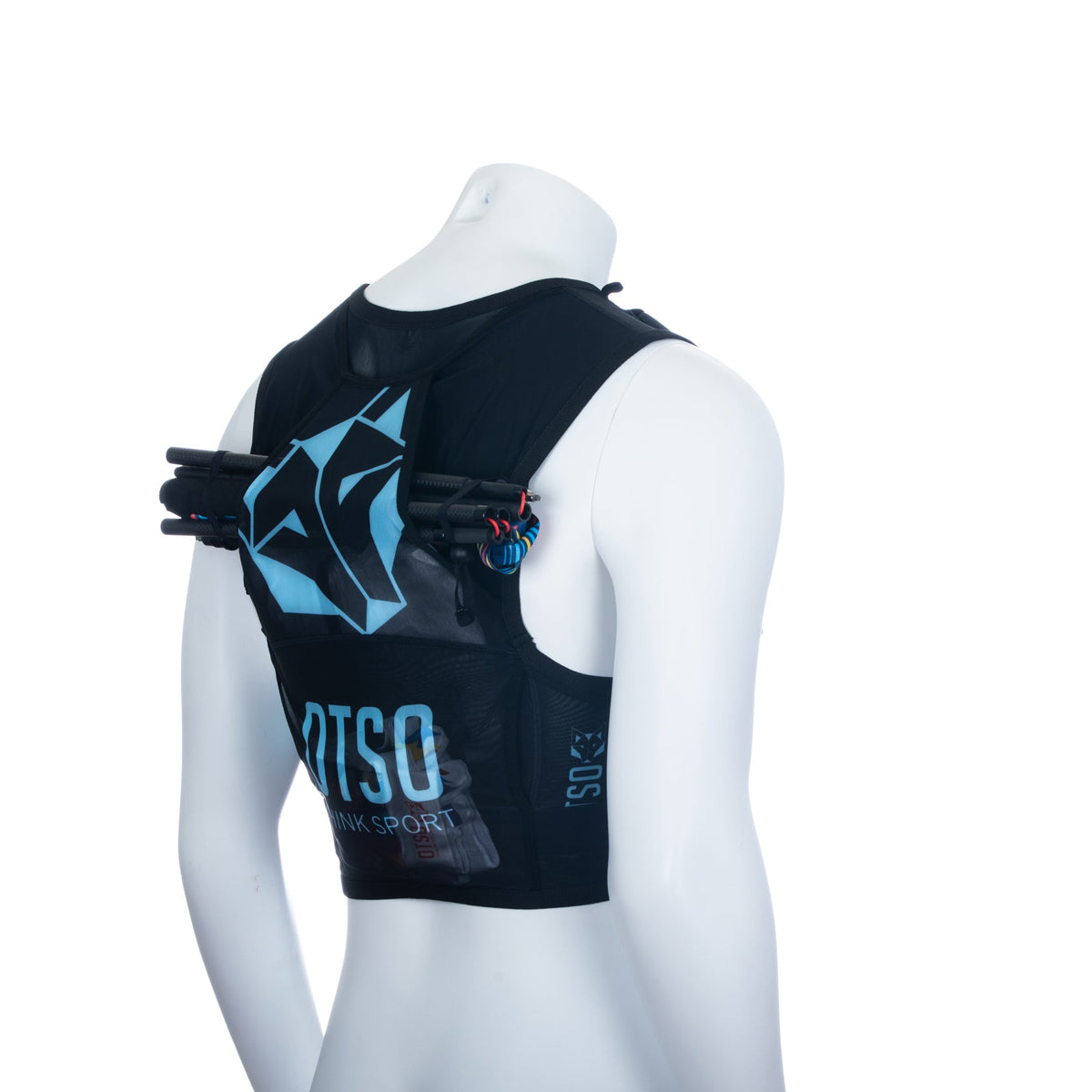 OTSO Trailrunning-Rucksack - Black & Turquoise – Produktansicht 21