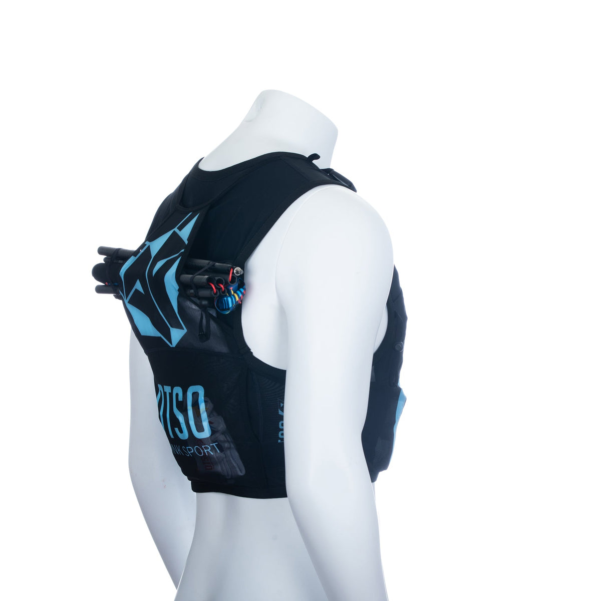 OTSO Trailrunning-Rucksack - Black & Turquoise – Produktansicht 22