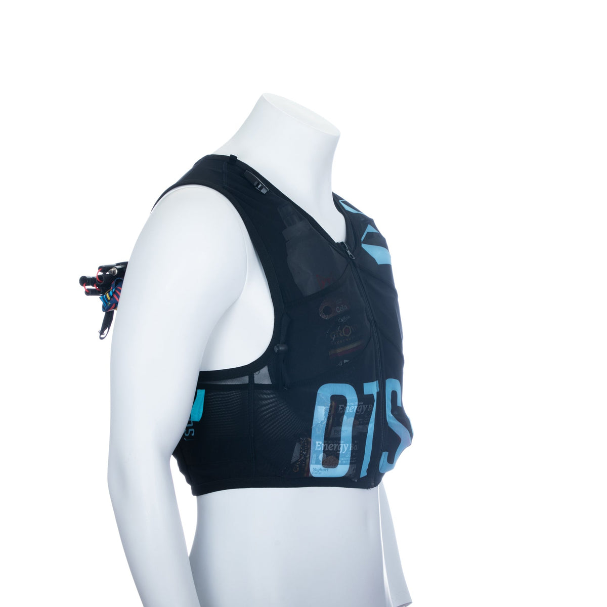 OTSO Trailrunning-Rucksack - Black & Turquoise – Produktansicht 26
