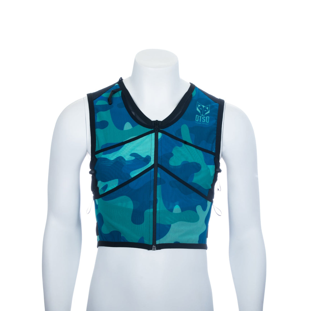 OTSO Trailrunning-Rucksack - Camo Blue – Produktansicht 3