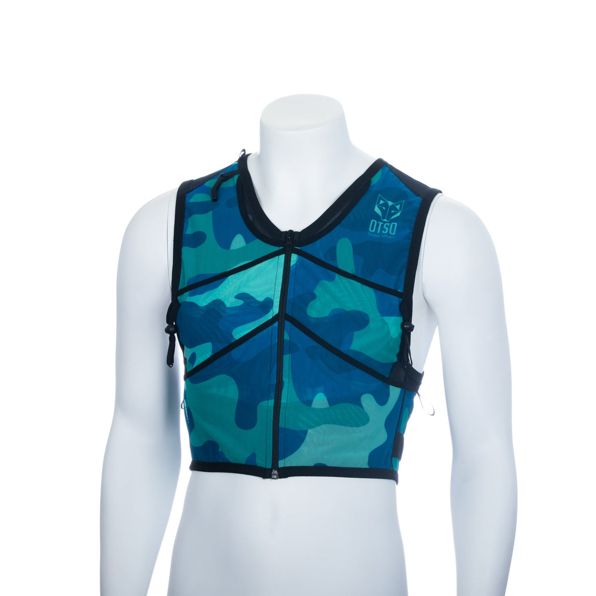 OTSO Trailrunning-Rucksack - Camo Blue – Produktansicht 4