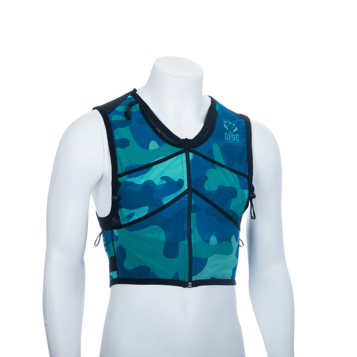OTSO Trailrunning-Rucksack - Camo Blue – Produktansicht 26