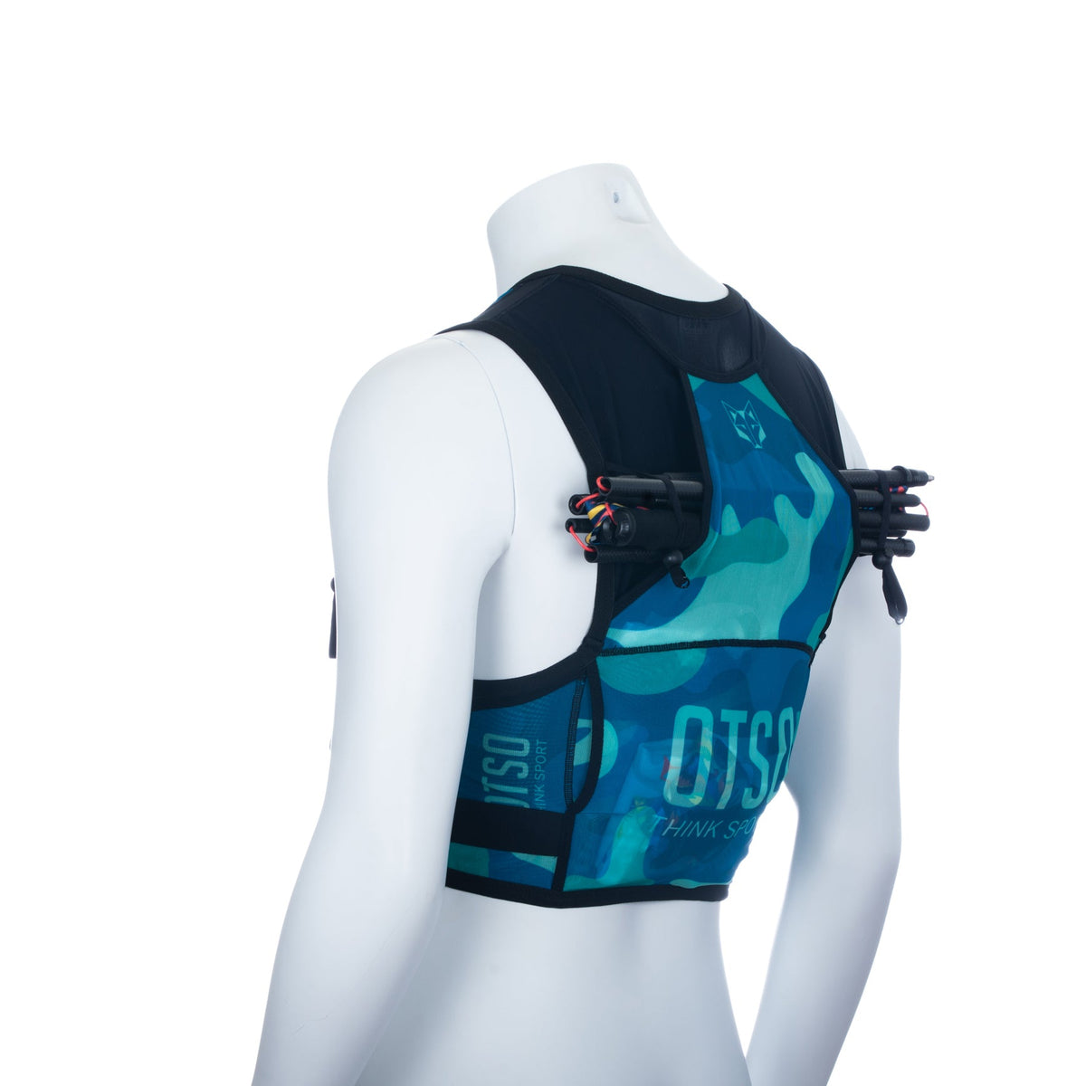 OTSO Trailrunning-Rucksack - Camo Blue – Produktansicht 36