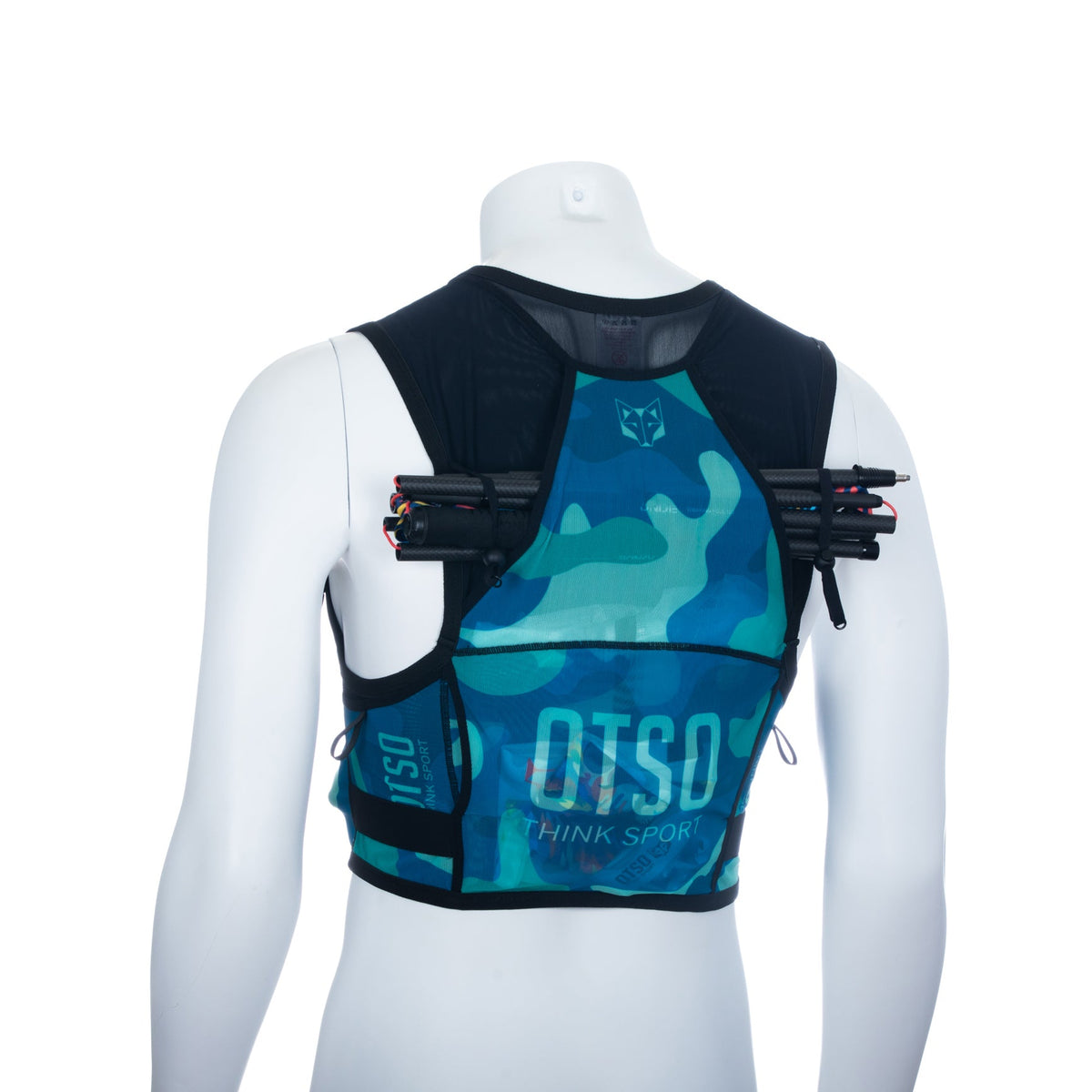 OTSO Trailrunning-Rucksack - Camo Blue – Produktansicht 38
