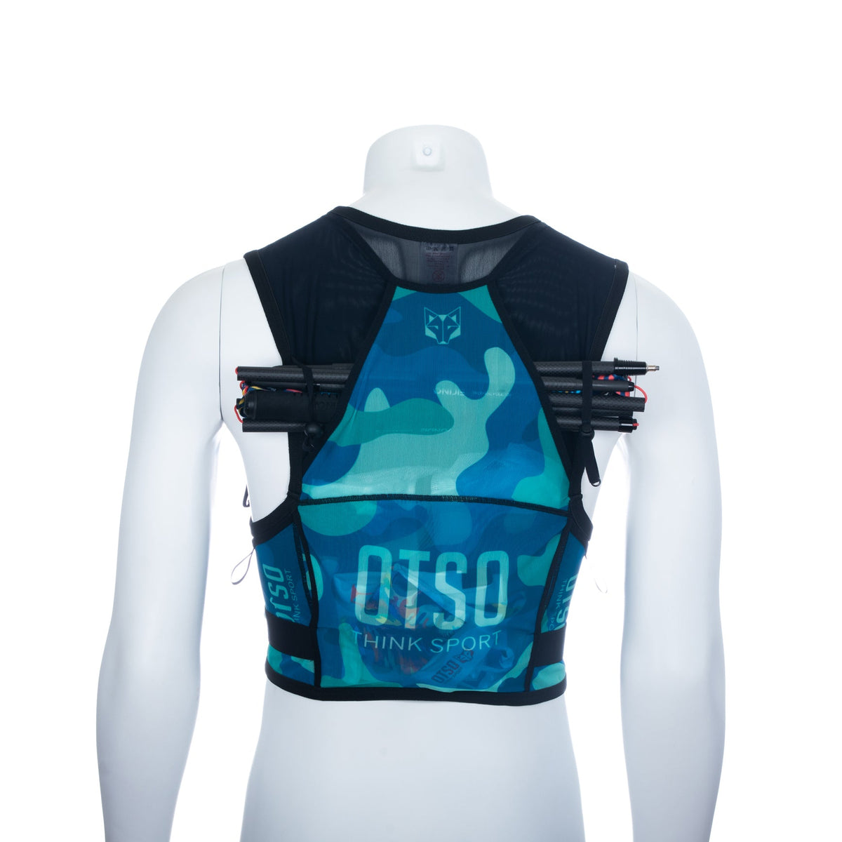 OTSO Trailrunning-Rucksack - Camo Blue – Produktansicht 39