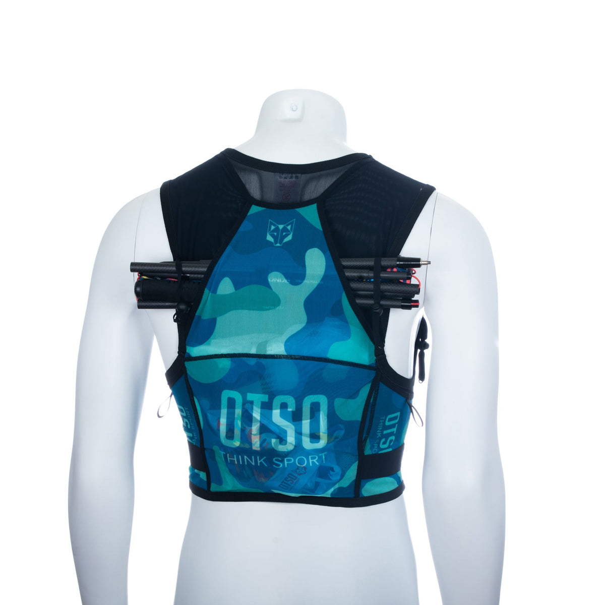 OTSO Trailrunning-Rucksack - Camo Blue – Produktansicht 40